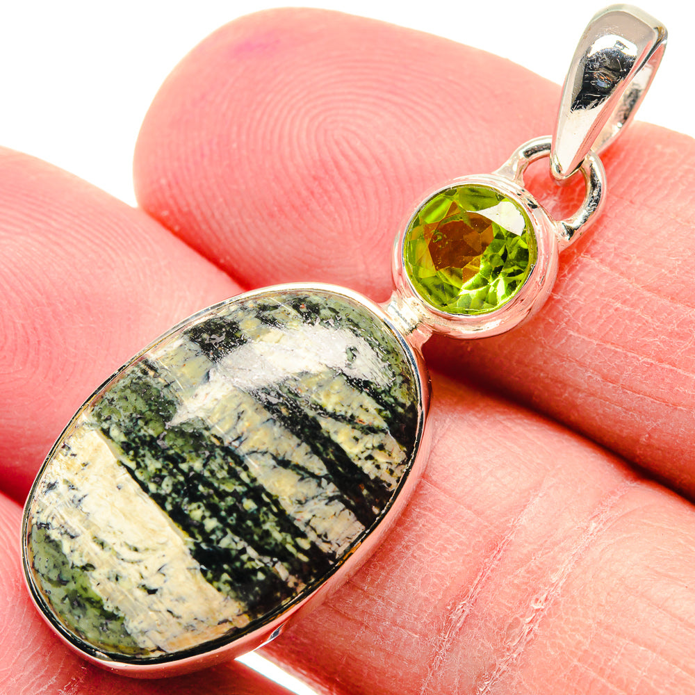 Lizard Jasper Pendants handcrafted by Ana Silver Co - PD18887