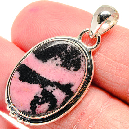 Rhodonite Pendants handcrafted by Ana Silver Co - PD18888
