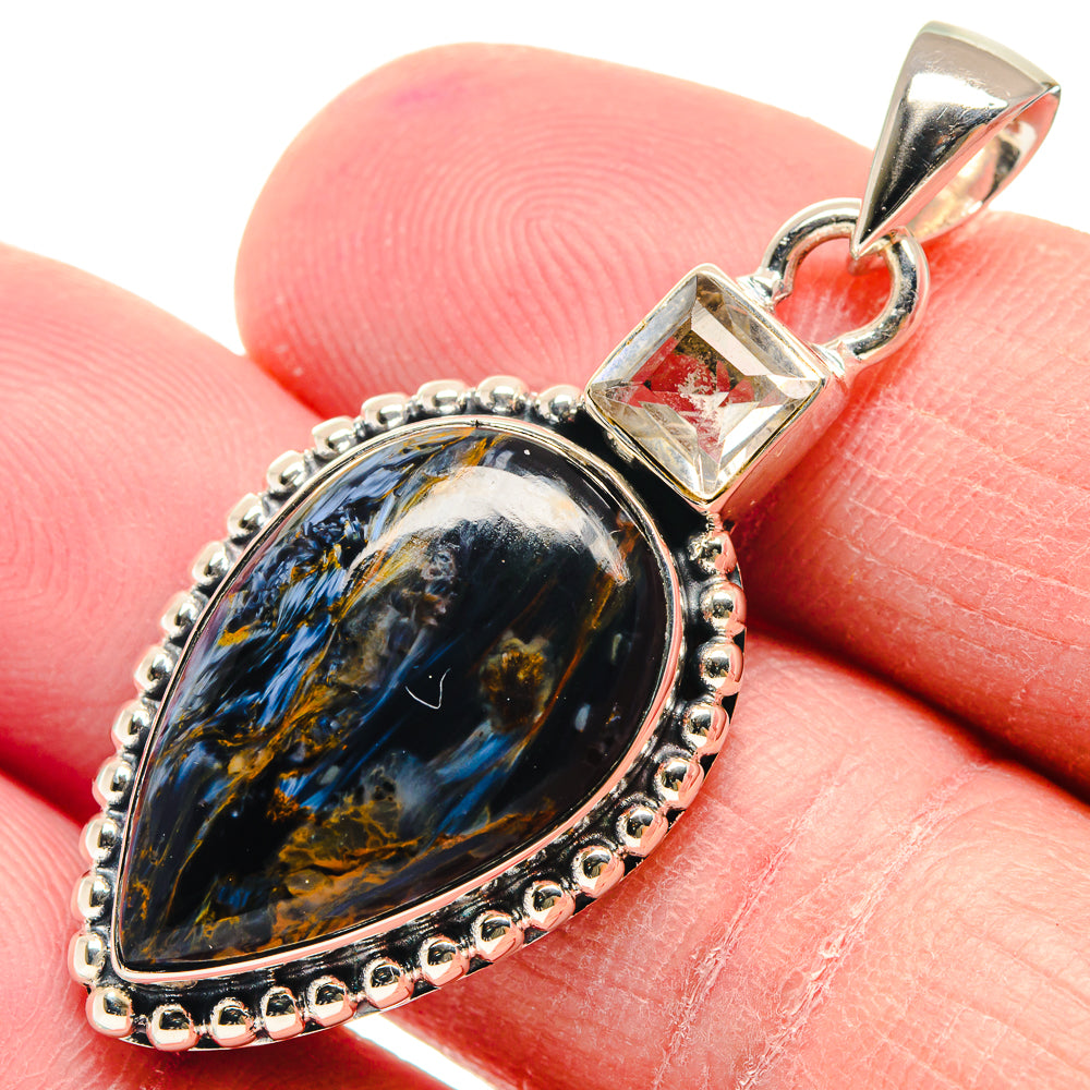 Pietersite Pendants handcrafted by Ana Silver Co - PD18897