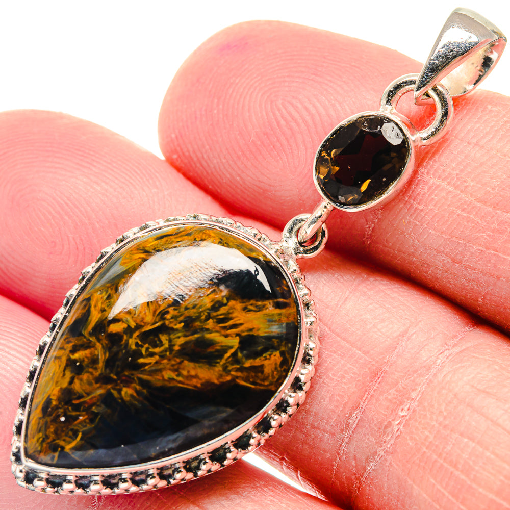 Pietersite Pendants handcrafted by Ana Silver Co - PD18900
