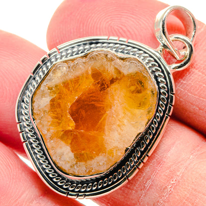 Citrine Pendants handcrafted by Ana Silver Co - PD18907