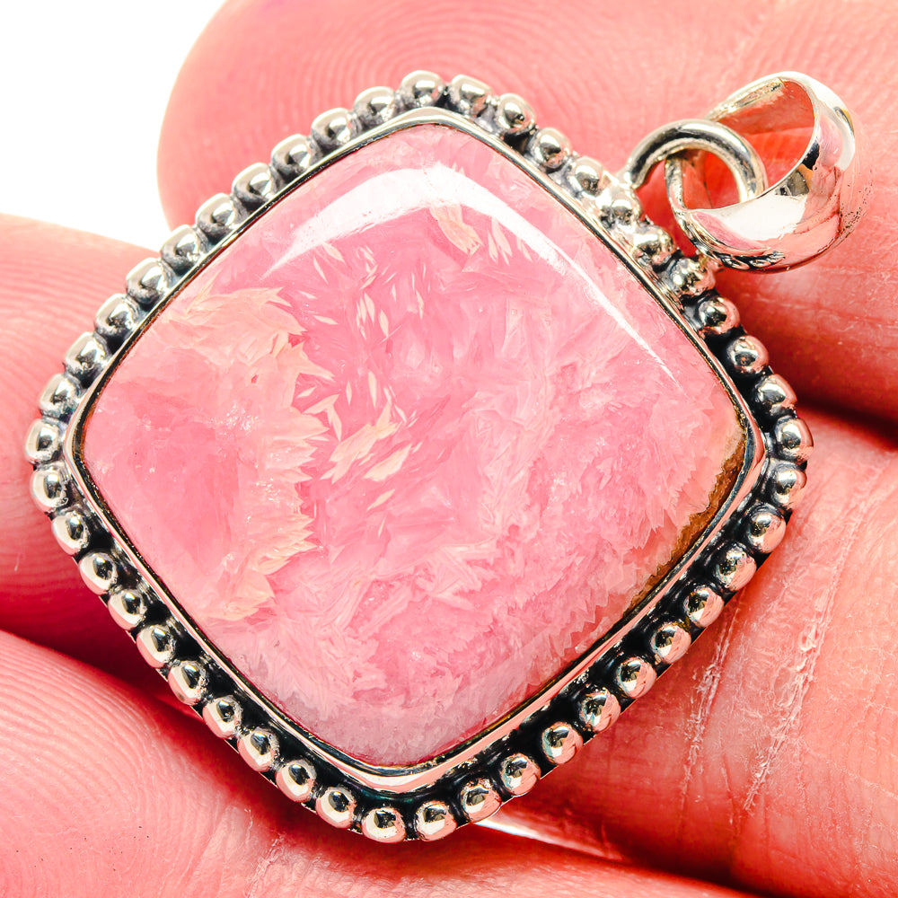 Rhodochrosite Pendants handcrafted by Ana Silver Co - PD18912