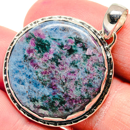 Ruby Fuchsite Pendants handcrafted by Ana Silver Co - PD18914
