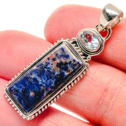Sodalite Pendants handcrafted by Ana Silver Co - PD18921
