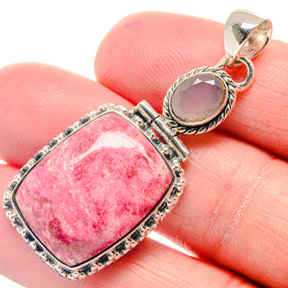 Rhodochrosite Pendants handcrafted by Ana Silver Co - PD18931