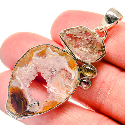 Occo Geode Pendants handcrafted by Ana Silver Co - PD18933