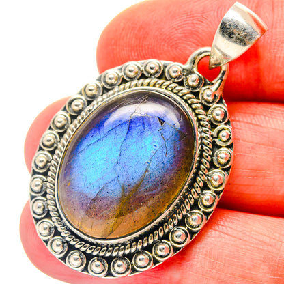 Labradorite Pendants handcrafted by Ana Silver Co - PD18944