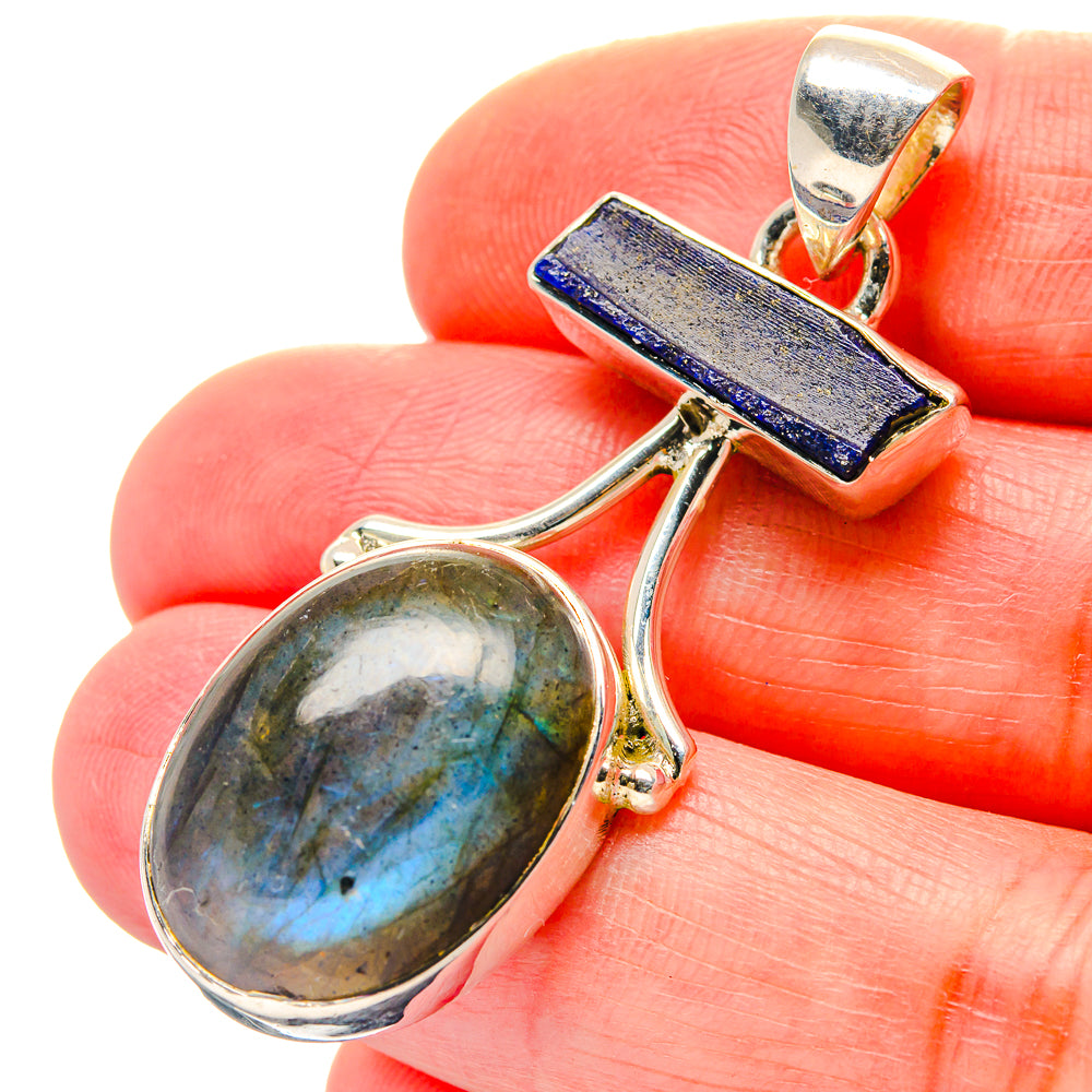 Labradorite Pendants handcrafted by Ana Silver Co - PD18948