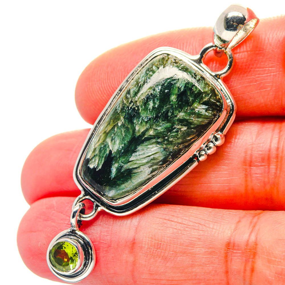 Seraphinite Pendants handcrafted by Ana Silver Co - PD18960
