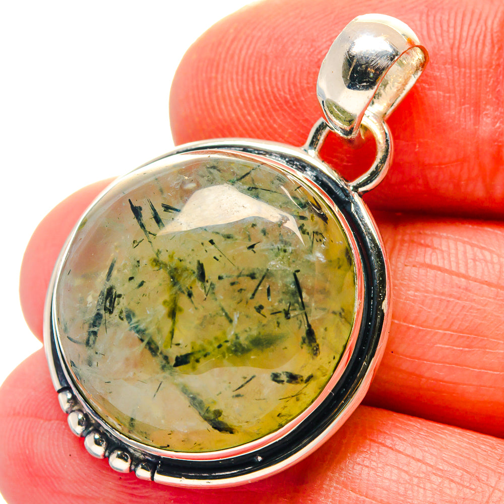 Prehnite Pendants handcrafted by Ana Silver Co - PD18968