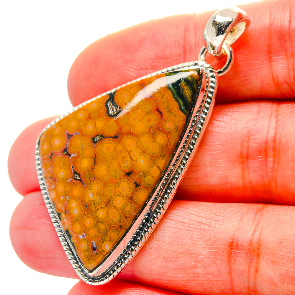 Ocean Jasper Pendants handcrafted by Ana Silver Co - PD18971