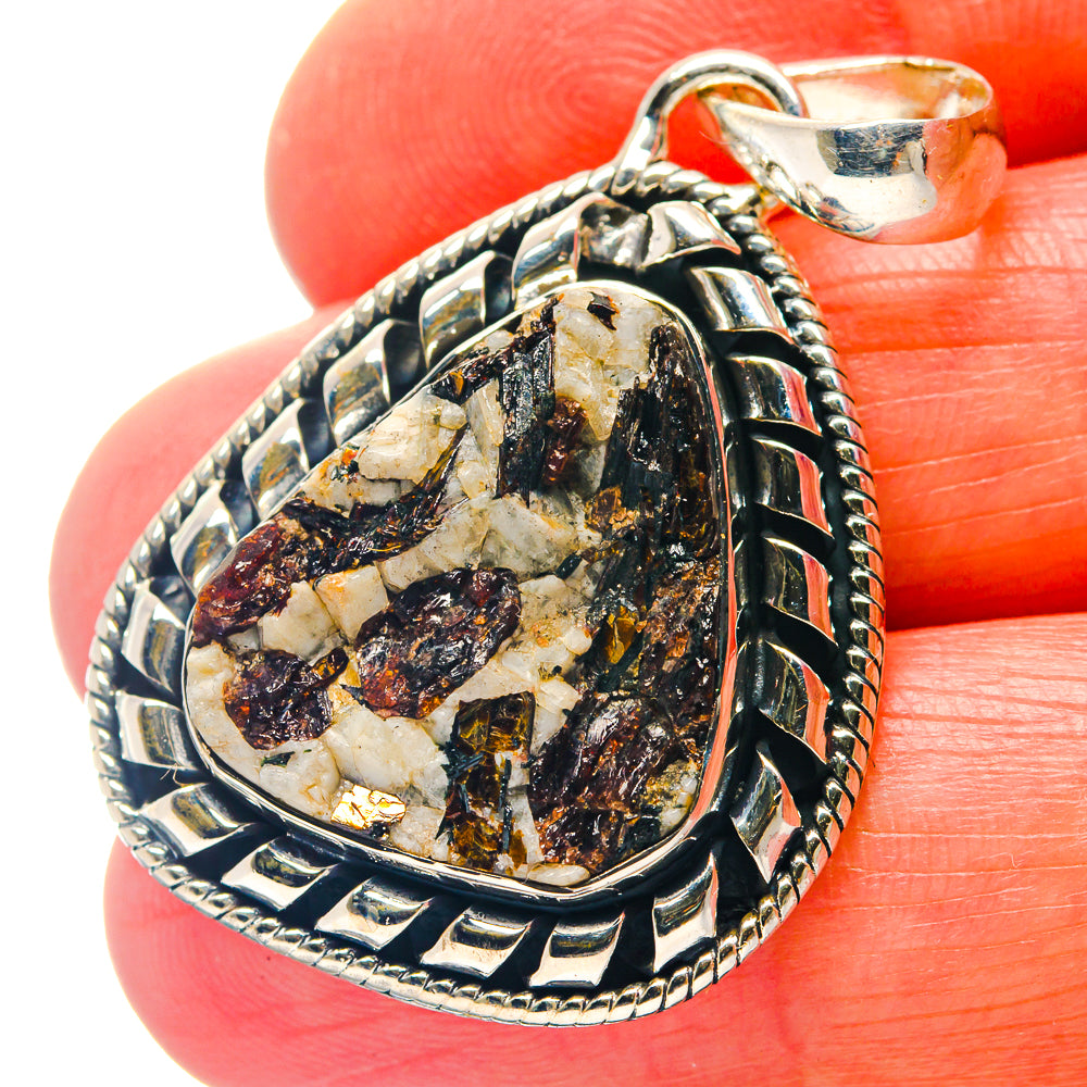 Astrophyllite Pendants handcrafted by Ana Silver Co - PD18980