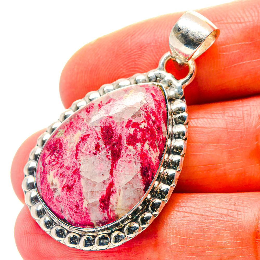 Thulite Pendants handcrafted by Ana Silver Co - PD18989
