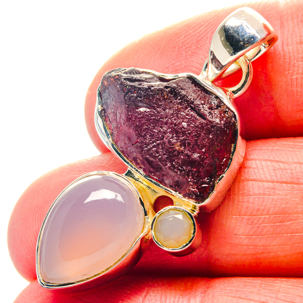 Garnet Pendants handcrafted by Ana Silver Co - PD18995