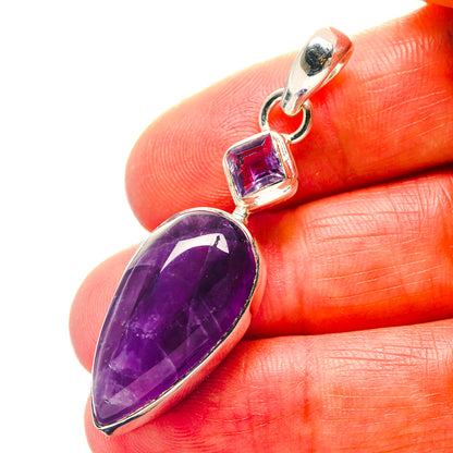 Amethyst Pendants handcrafted by Ana Silver Co - PD18997
