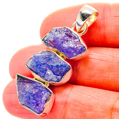 Tanzanite Pendants handcrafted by Ana Silver Co - PD18998