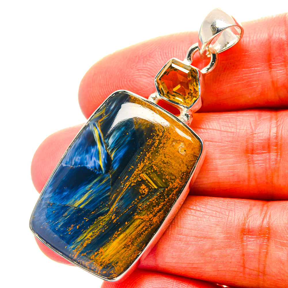 Pietersite Pendants handcrafted by Ana Silver Co - PD19000