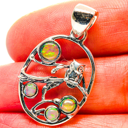 Ethiopian Opal Pendants handcrafted by Ana Silver Co - PD19014