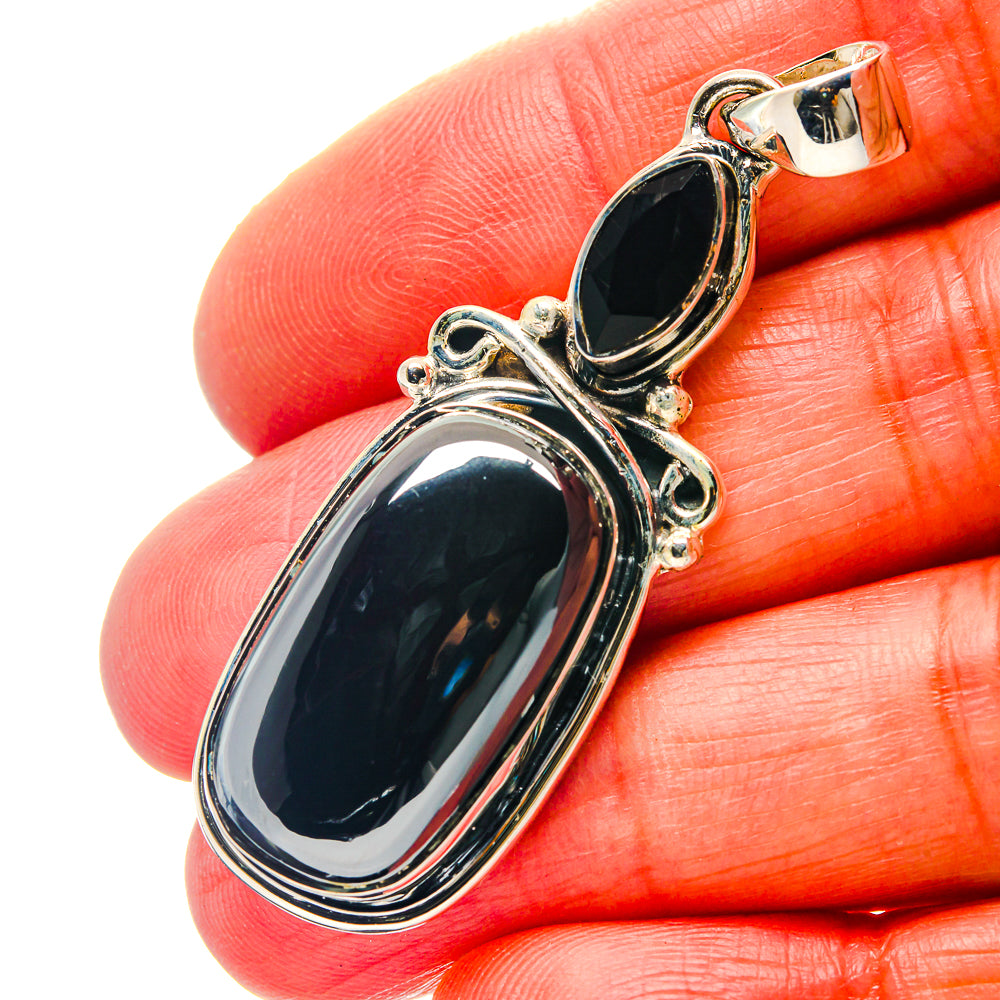 Hematite Pendants handcrafted by Ana Silver Co - PD19016