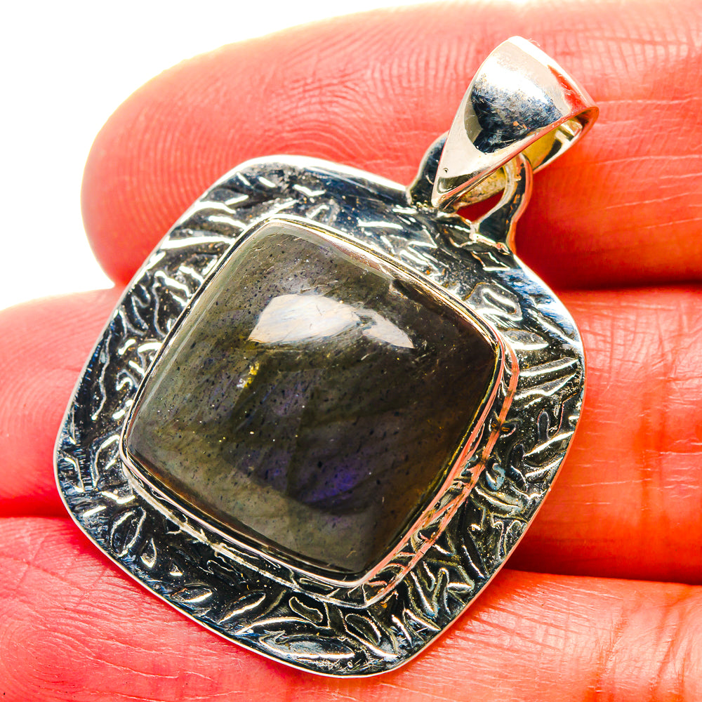 Labradorite Pendants handcrafted by Ana Silver Co - PD19019
