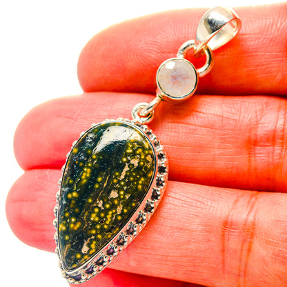 Ocean Jasper Pendants handcrafted by Ana Silver Co - PD19035