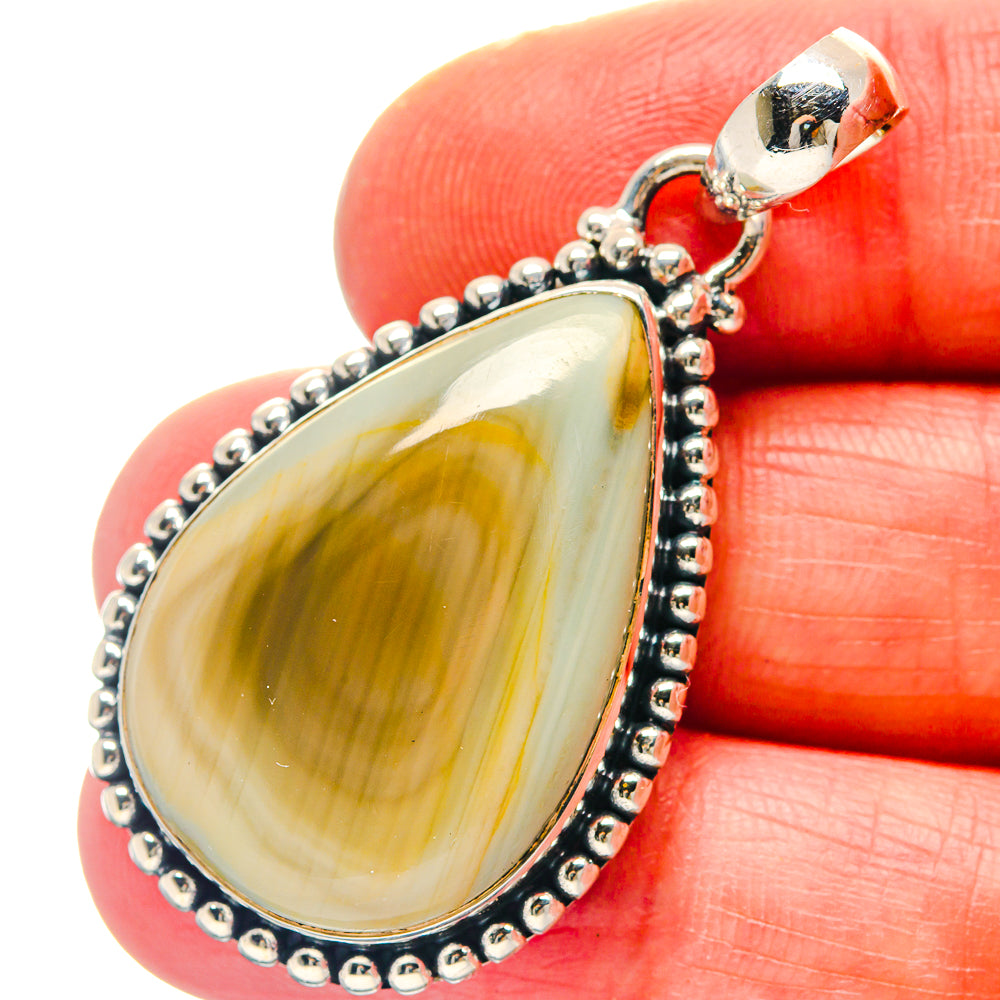 Willow Creek Jasper Pendants handcrafted by Ana Silver Co - PD19048