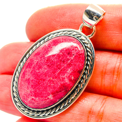 Thulite Pendants handcrafted by Ana Silver Co - PD19065