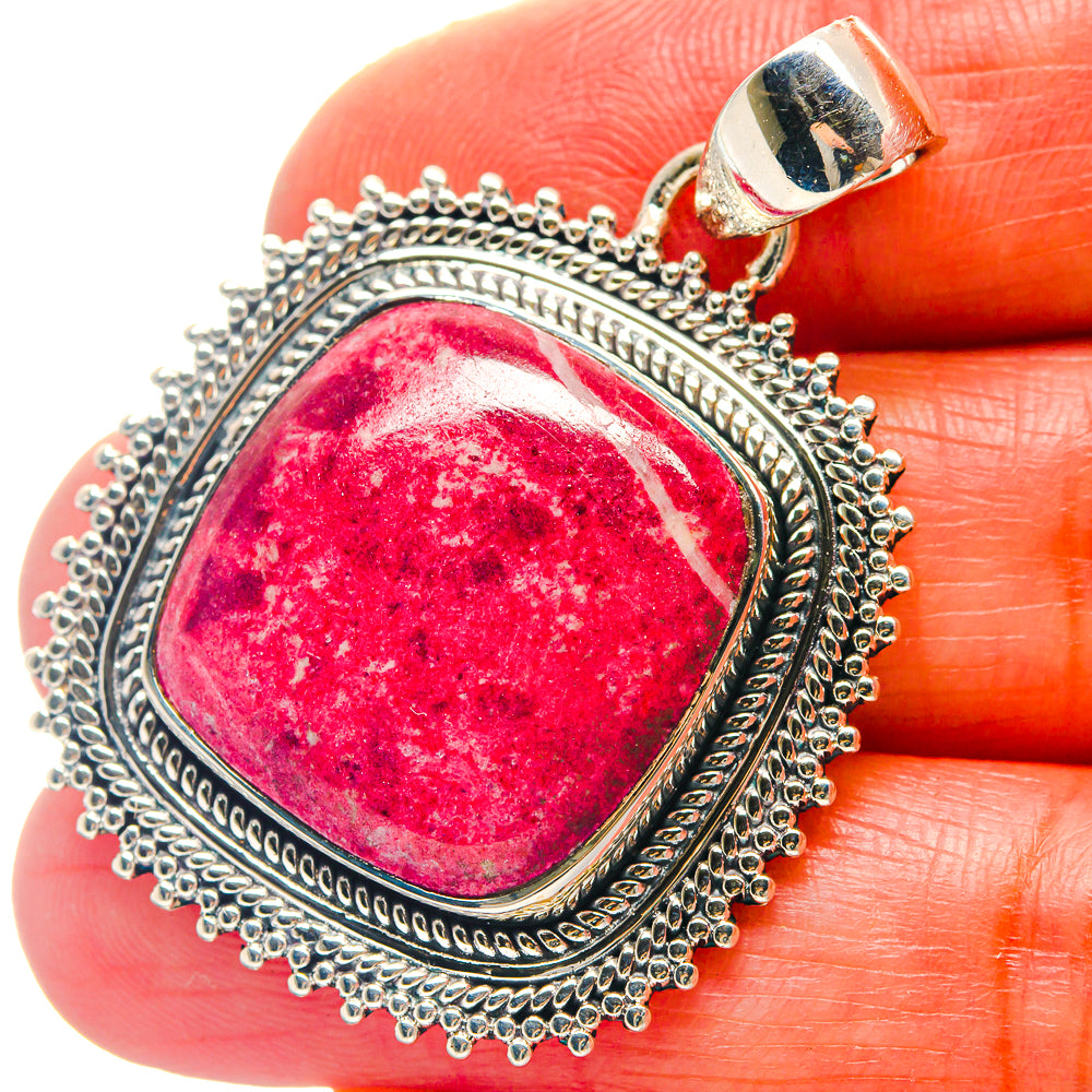 Thulite Pendants handcrafted by Ana Silver Co - PD19066