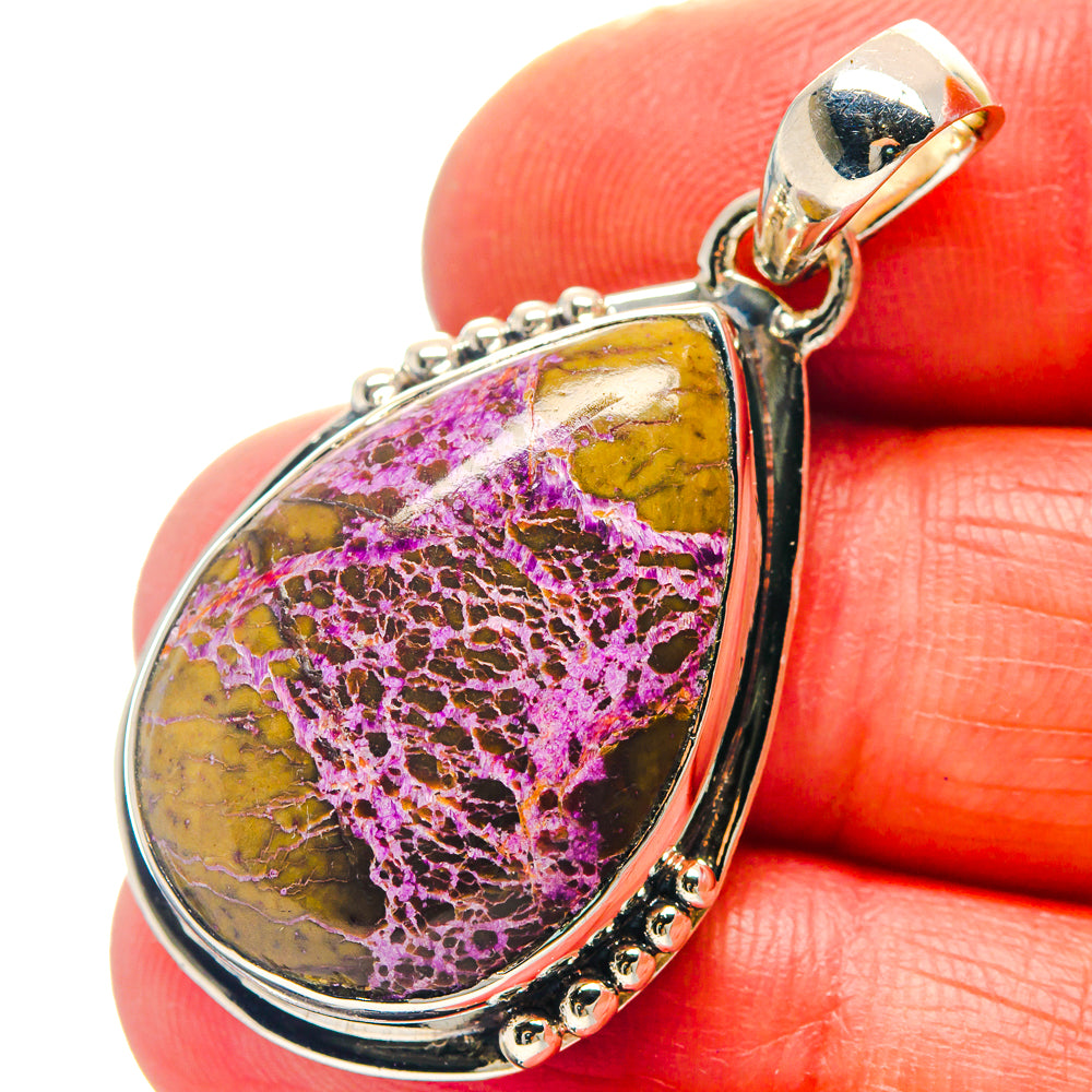 Stichtite Pendants handcrafted by Ana Silver Co - PD19074
