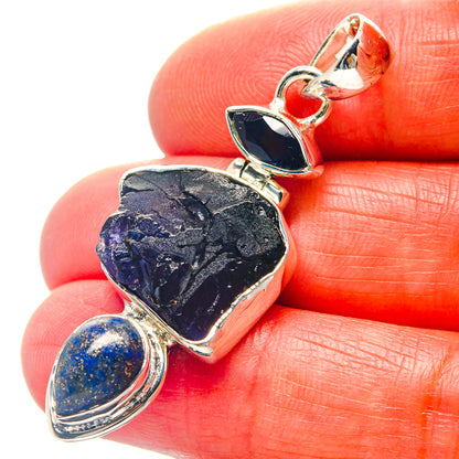 Tanzanite Pendants handcrafted by Ana Silver Co - PD19079