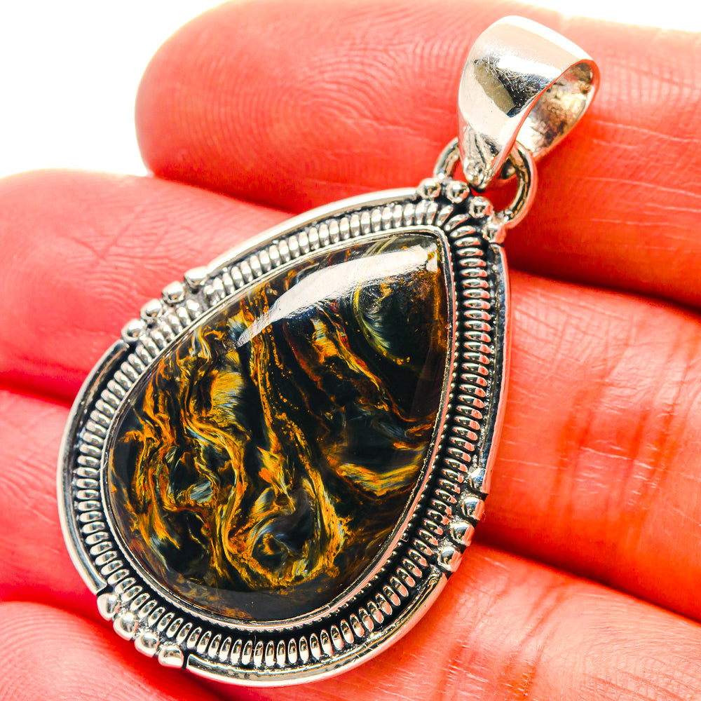 Pietersite Pendants handcrafted by Ana Silver Co - PD19081