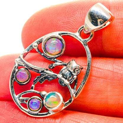 Ethiopian Opal Pendants handcrafted by Ana Silver Co - PD19094