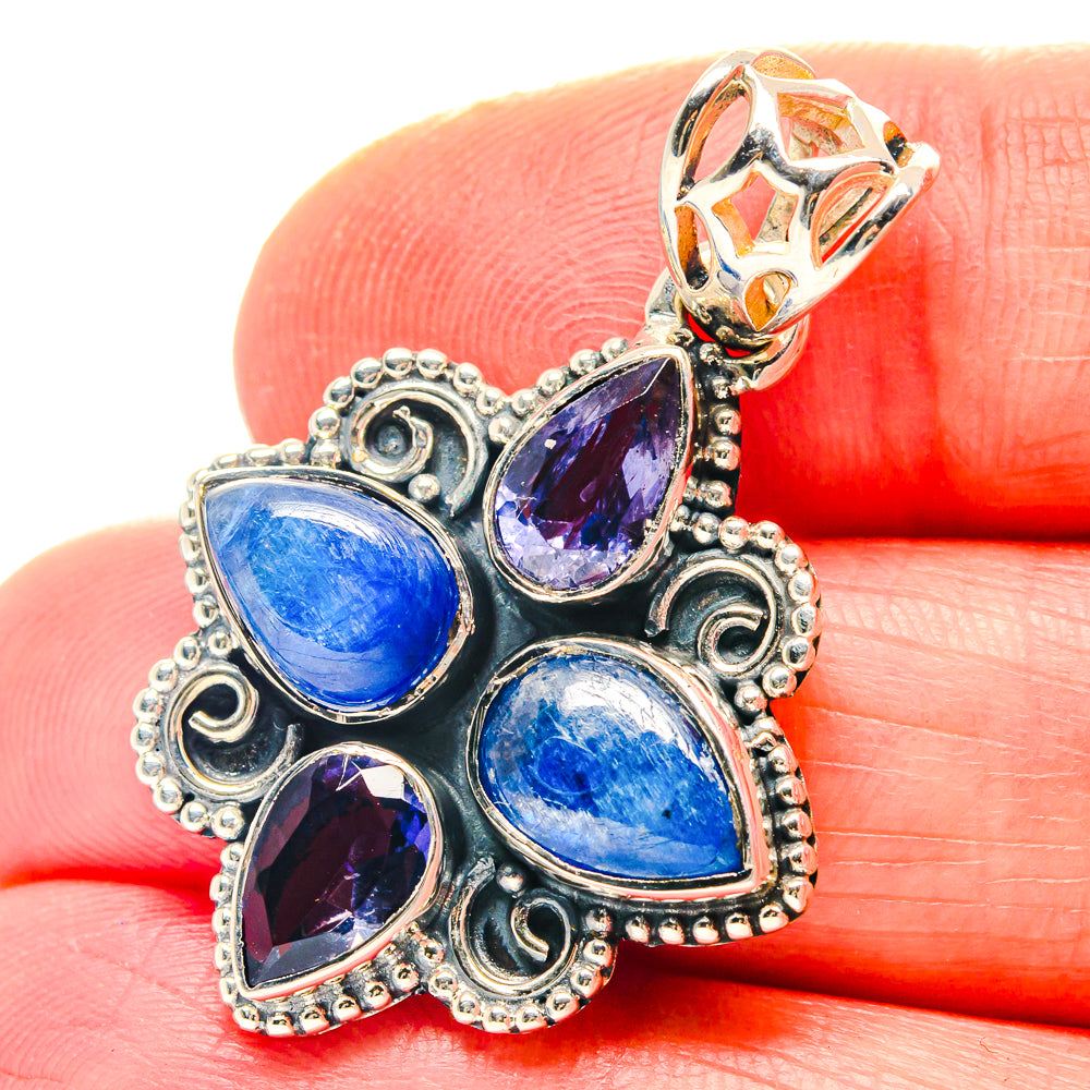 Kyanite Pendants handcrafted by Ana Silver Co - PD19107