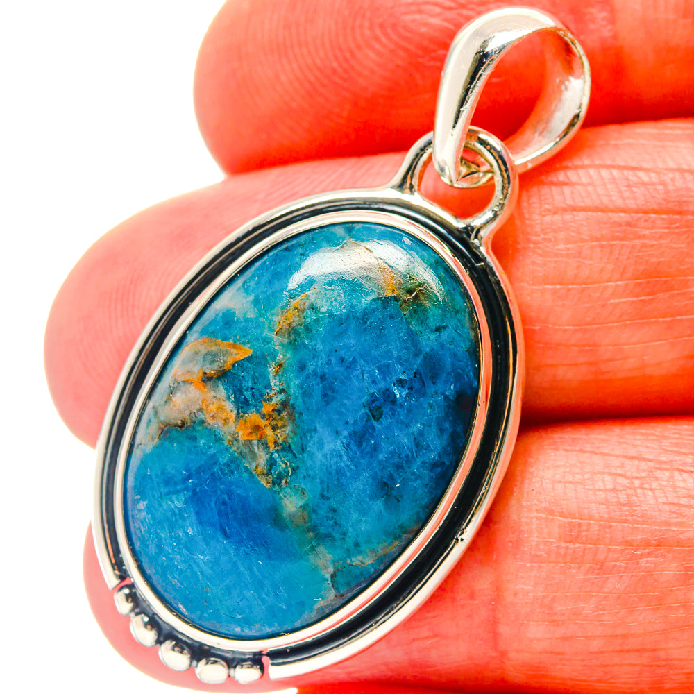 Apatite Pendants handcrafted by Ana Silver Co - PD19111