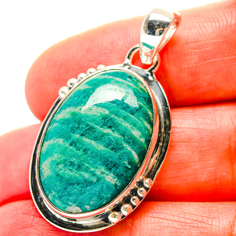 Amazonite Pendants handcrafted by Ana Silver Co - PD19112