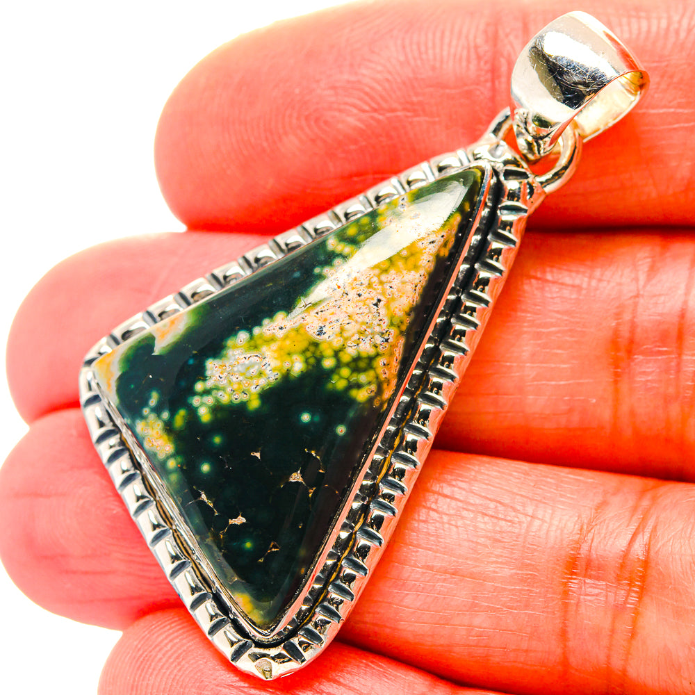 Ocean Jasper Pendants handcrafted by Ana Silver Co - PD19114