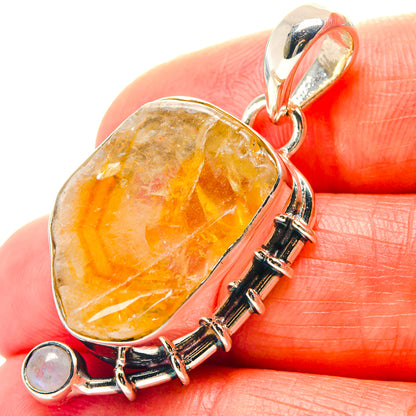 Citrine Pendants handcrafted by Ana Silver Co - PD19131