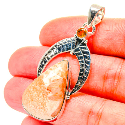 Scolecite Pendants handcrafted by Ana Silver Co - PD19134