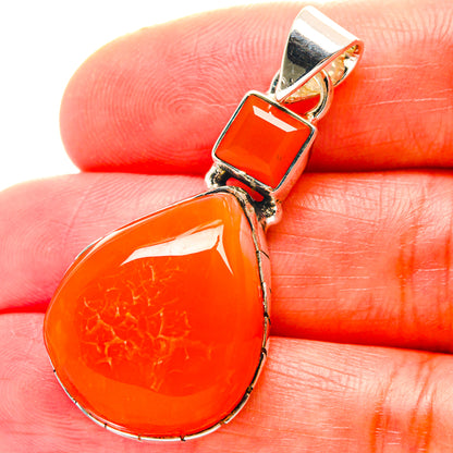 Carnelian Pendants handcrafted by Ana Silver Co - PD19136