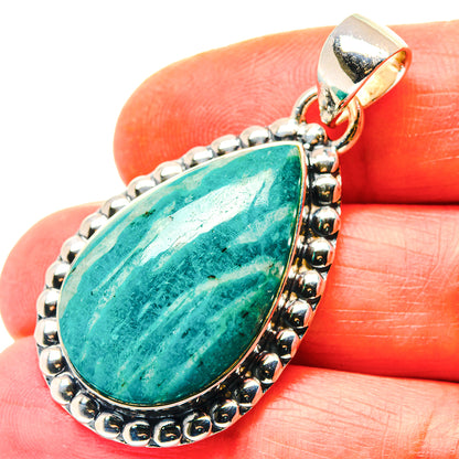 Amazonite Pendants handcrafted by Ana Silver Co - PD19157