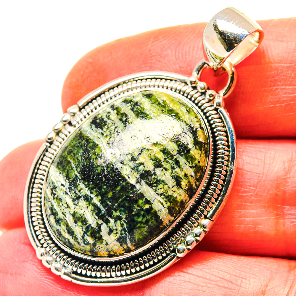 Lizard Jasper Pendants handcrafted by Ana Silver Co - PD19160