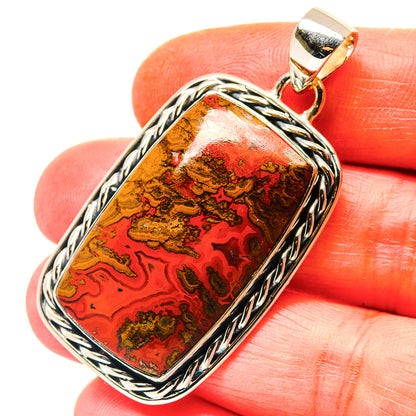Moroccan Agate Pendants handcrafted by Ana Silver Co - PD19169