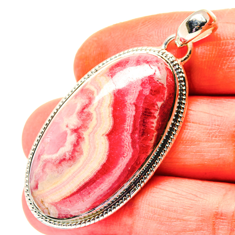 Rhodochrosite Pendants handcrafted by Ana Silver Co - PD19189
