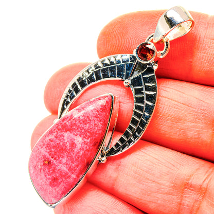 Rhodochrosite Pendants handcrafted by Ana Silver Co - PD19193