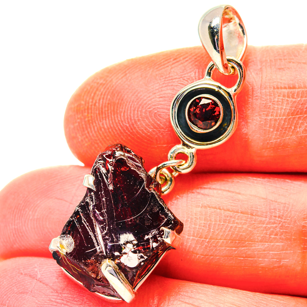 Garnet Pendants handcrafted by Ana Silver Co - PD19198