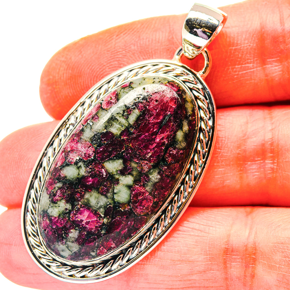 Russian Eudialyte Pendants handcrafted by Ana Silver Co - PD19200
