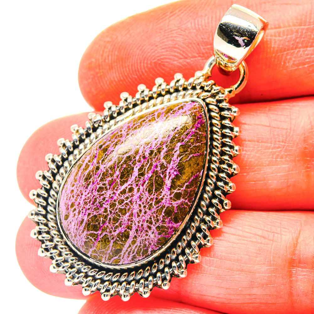 Stichtite Pendants handcrafted by Ana Silver Co - PD19205