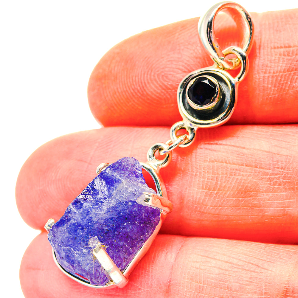 Tanzanite Pendants handcrafted by Ana Silver Co - PD19208