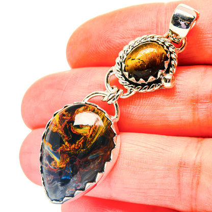 Pietersite Pendants handcrafted by Ana Silver Co - PD19213