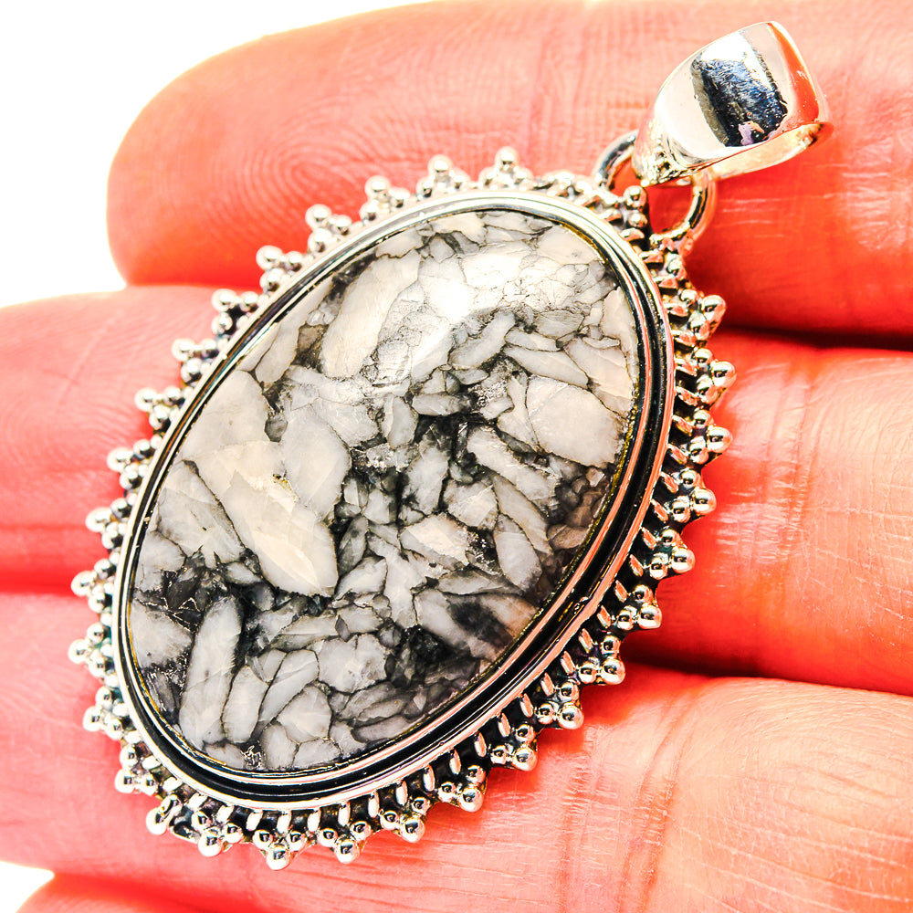 Pinolith Jasper Pendants handcrafted by Ana Silver Co - PD19217